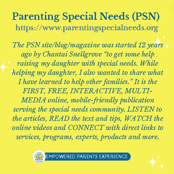 Parenting Special Needs (PSN)