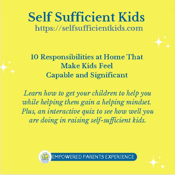 Self Sufficient Kids